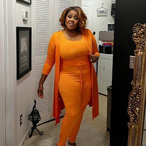 Orange 3 Piece Set